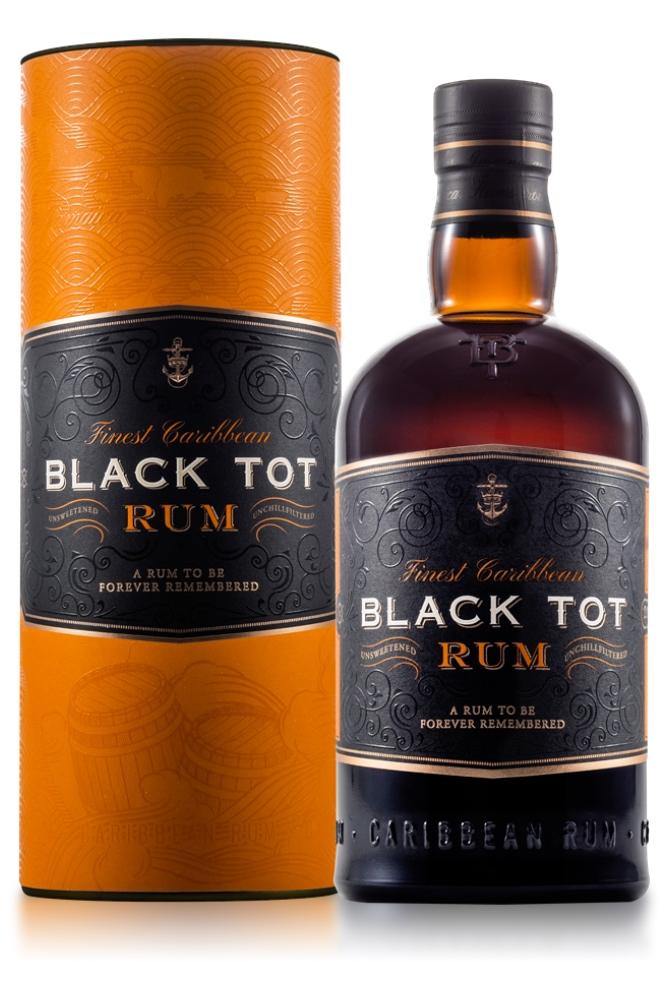Black Tot Rum Miniature Sample 46.2% 50ml (ITM62359) single bottle shot