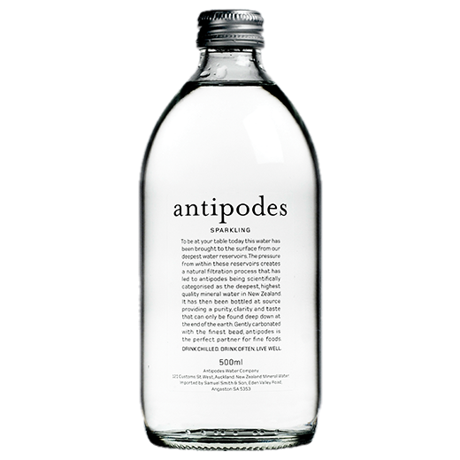 NV Antipodes Sparkling Water Deposit 12X 500ml (ITM57266) single bottle shot