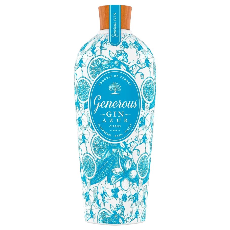GENEROUS GIN AZUR 40% 700ML (ITM206726) single bottle shot