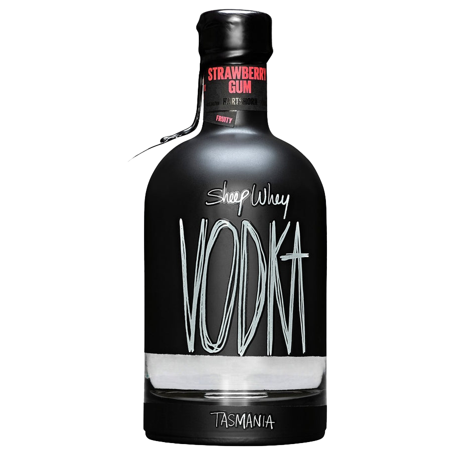 HARTSHORN STRAWBERRY GUM VODKA SHEEP WHEY 40% 500ML (ITM245546) single bottle shot