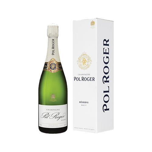 1 bottle of NV Pol Roger Brut Reserve Non Vintage Gift Box wine (ITM36752)