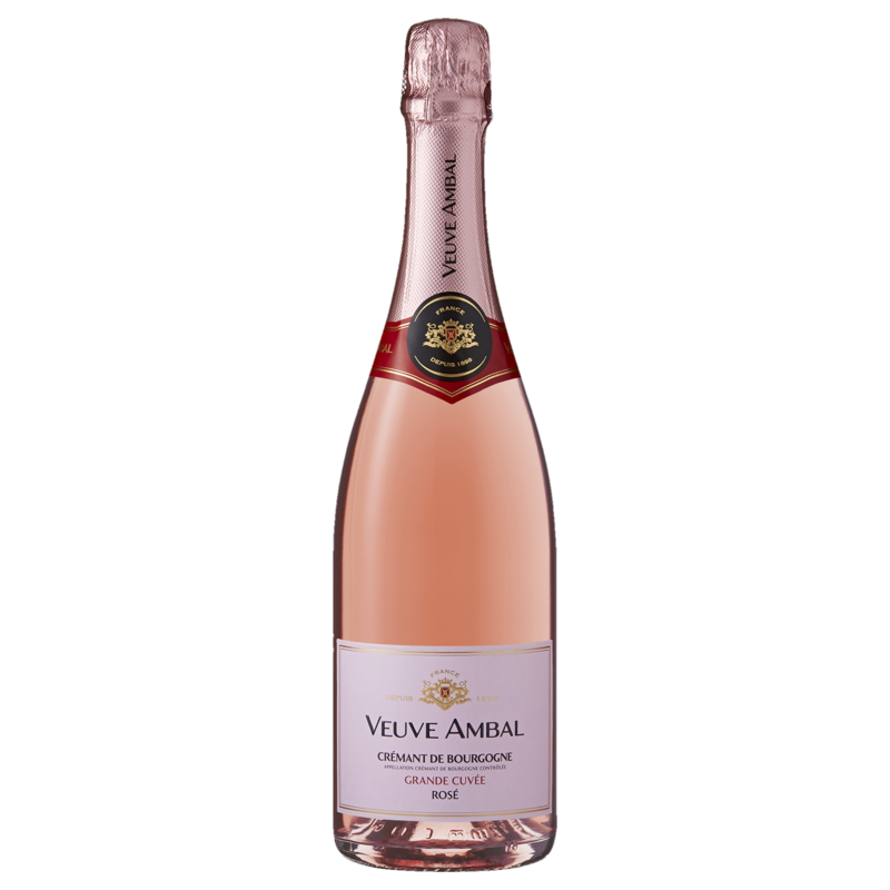 NV Veuve Ambal Cremant de Bourgogne Rose (ITM39385) single bottle shot