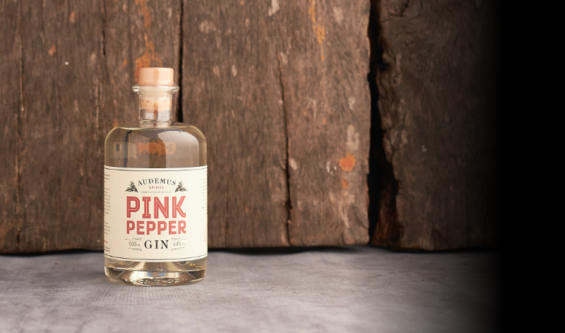 collection^Audemus Pink Pepper Gin 44% 500ML