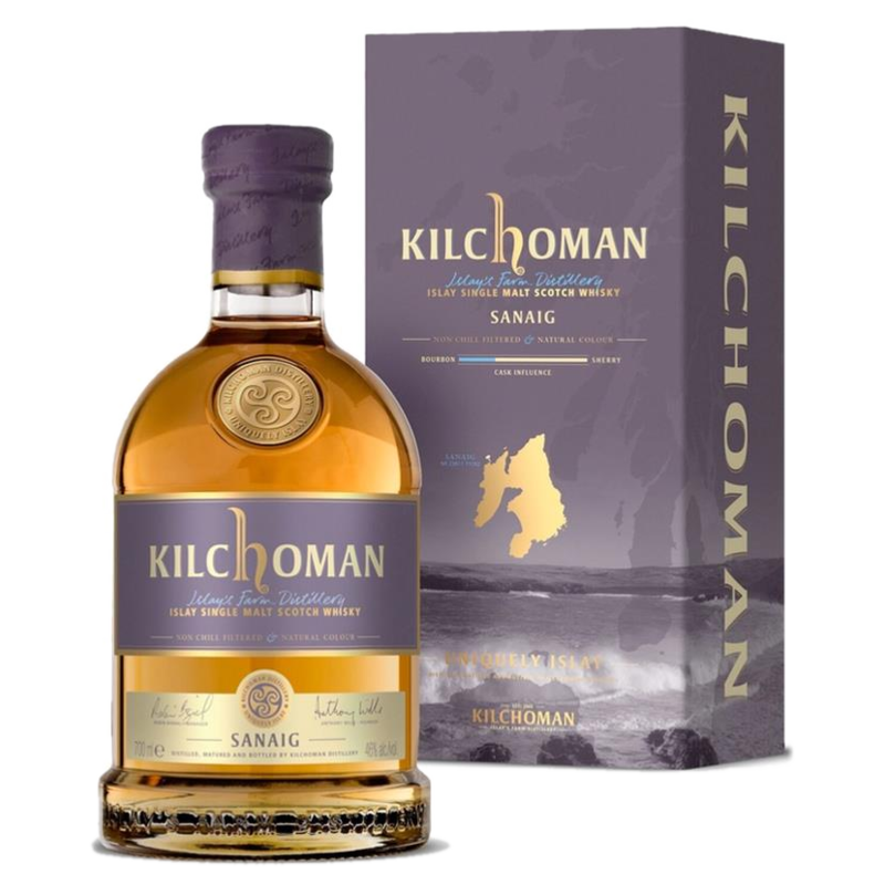 Kilchoman Sanaig 46% 700ml (ITM47049) single bottle shot