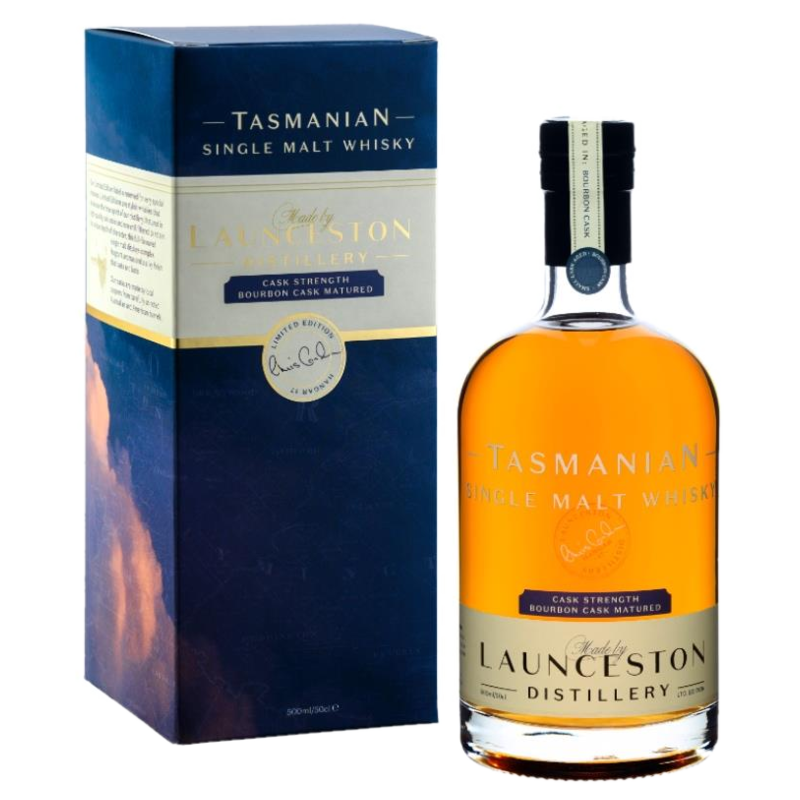 Launceston Distillery Bourbon Cask Cask Strength 62% 500ml (ITM47057) single bottle shot