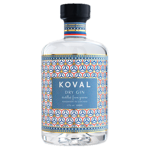 Koval Dry Gin 47% 500mL (ITM49630) single bottle shot
