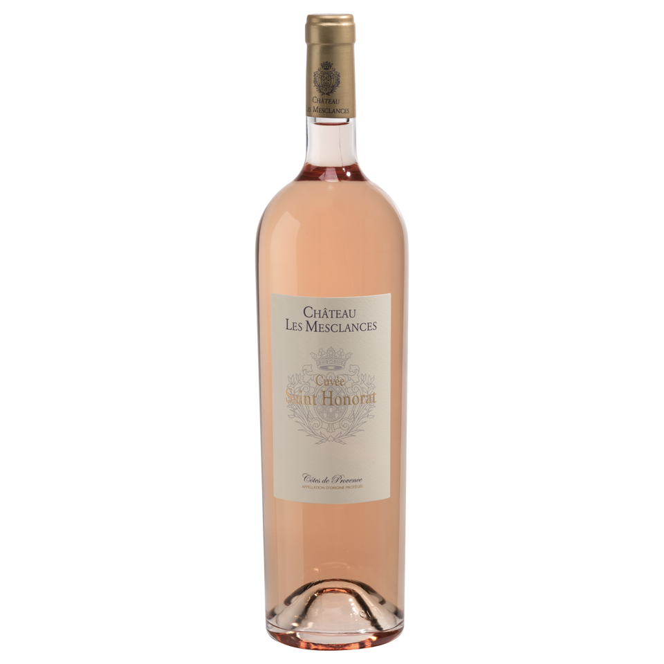2020 Chateau Les Mesclances Organic AOC St Honorat Rosé (ITM96883) single bottle shot