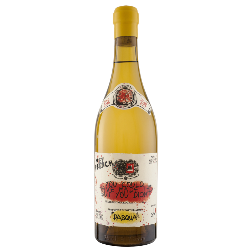 Pasqua Hey French Bianco Veneto IGT 2013/2015/2016/2017 Mixed Case (ITM60577) single bottle shot