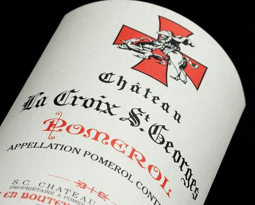 2017 Croix Saint Georges (ITM58272) single bottle shot