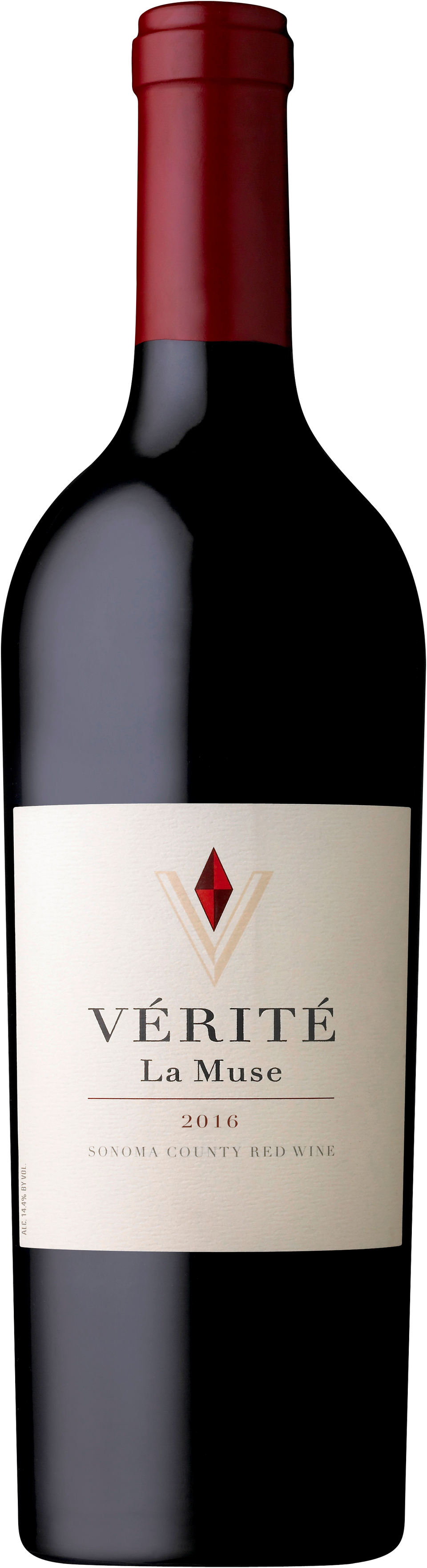 A bottle of 2014 Vérité La Muse 750ml Red Wine