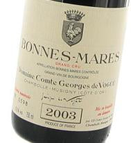 Bonnes Mares Vogüé 2018 1500ml (ITM83130) single bottle shot