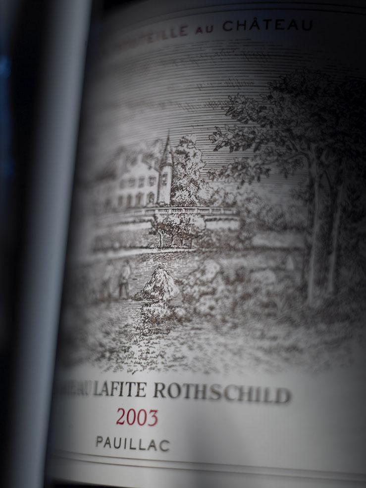 2005 Lafite Rothschild (ITM81475) single bottle shot