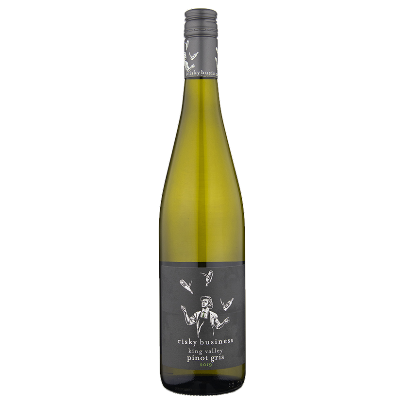 A bottle of 2020 Risky Business Pinot Grigio 750ml White Wine