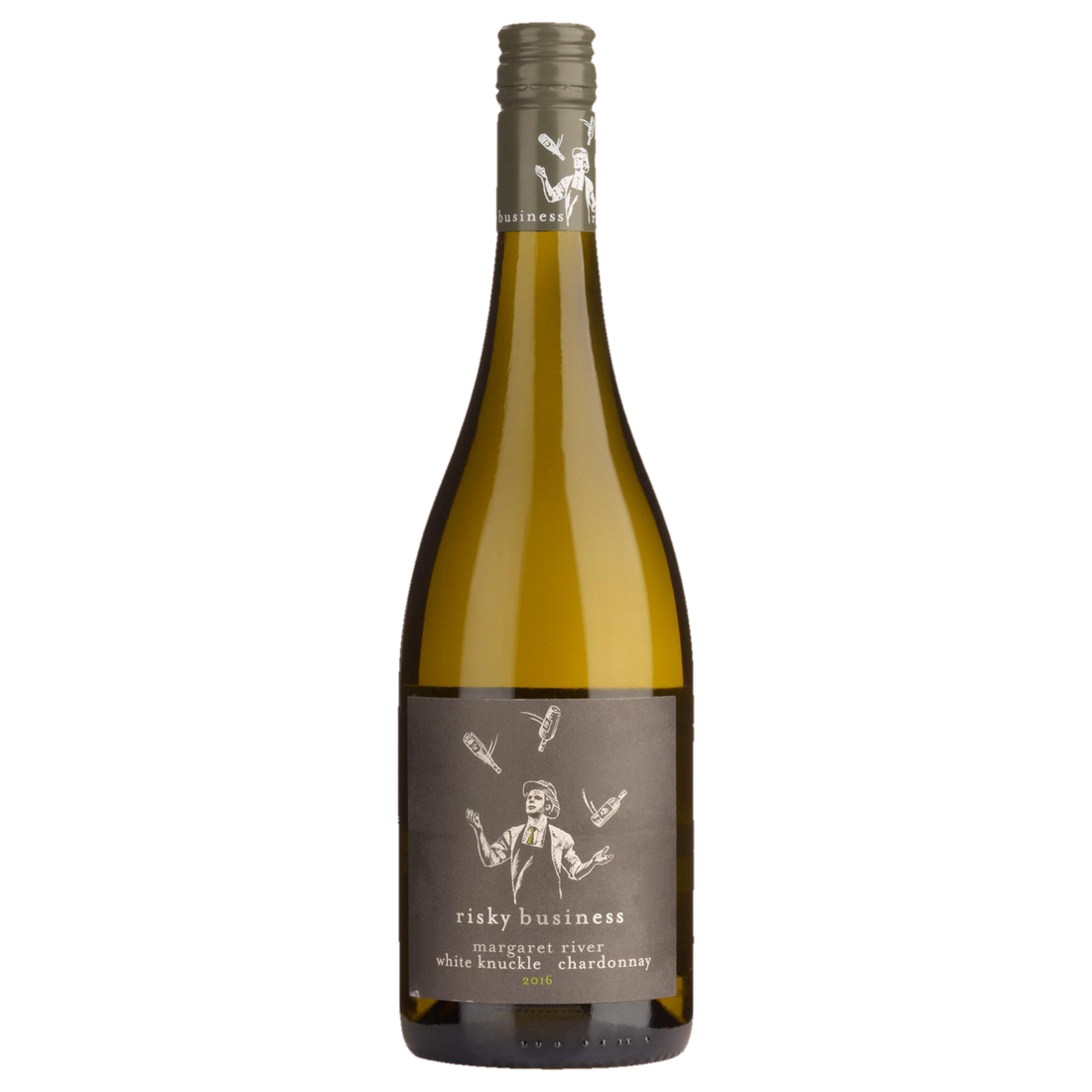 2019 Risky Business White Knuckle Chardonnay (ITM60594) single bottle shot