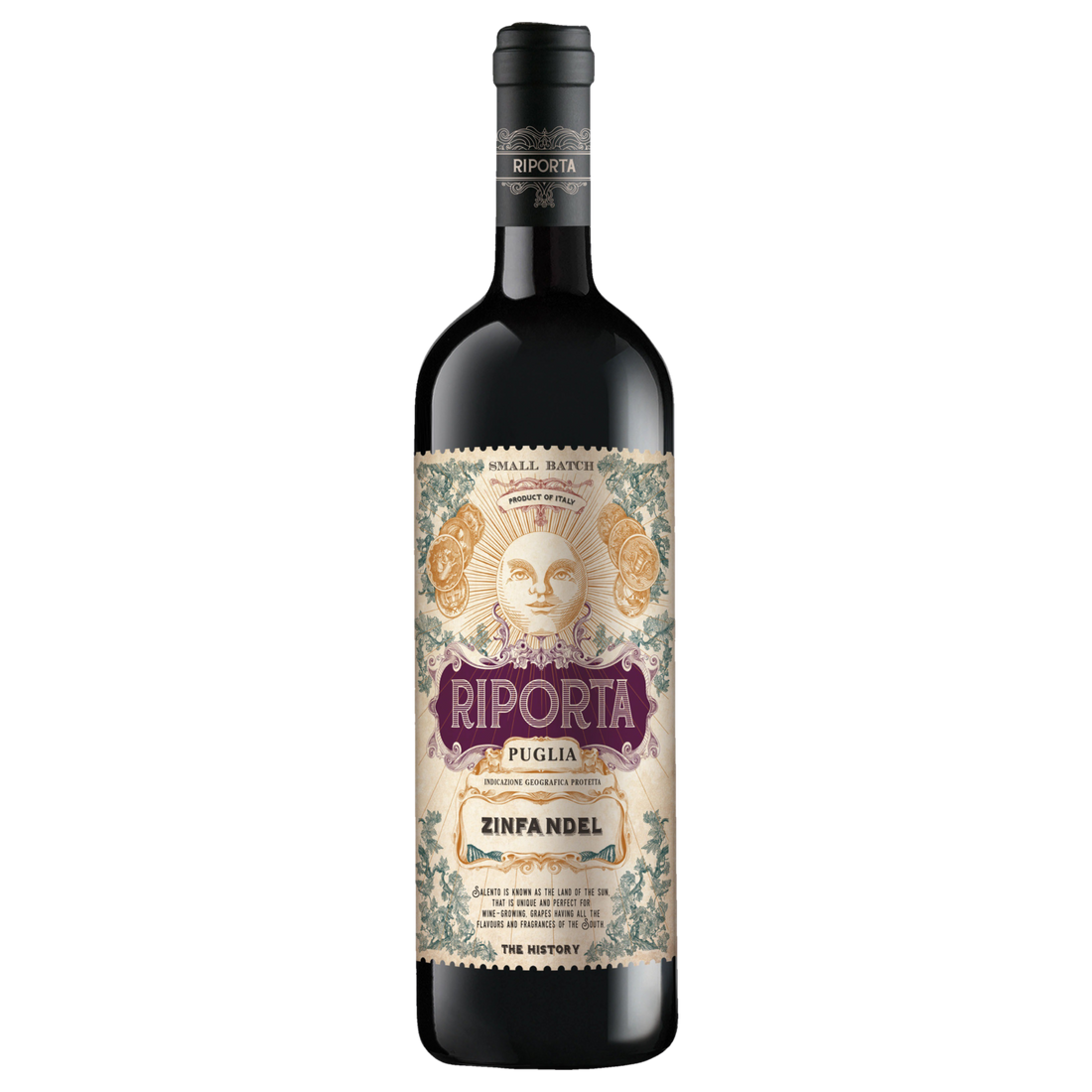2017 Riporta Zinfadel (ITM60779) single bottle shot