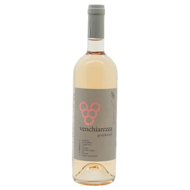2017 Venchiarezza Pinot Grigio Blush (ITM51174) single bottle shot