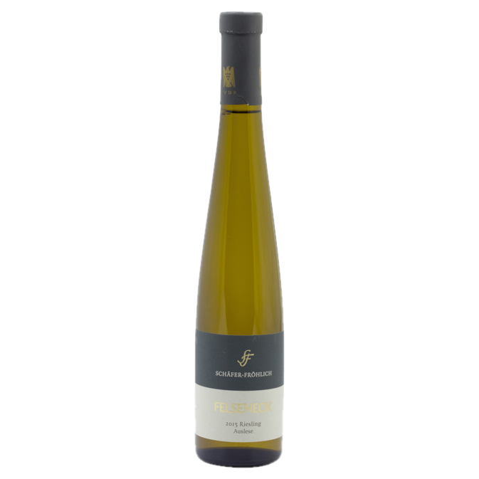2015 Schaefer-Frohlich Felseneck Auslese 375ml (ITM51122) single bottle shot