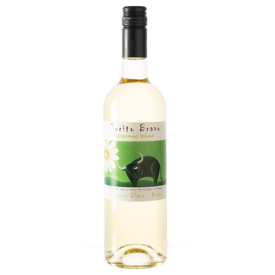 2016 Torito Bravo Organic Yecla Sauvignon Blanc Airen (ITM51205) single bottle shot