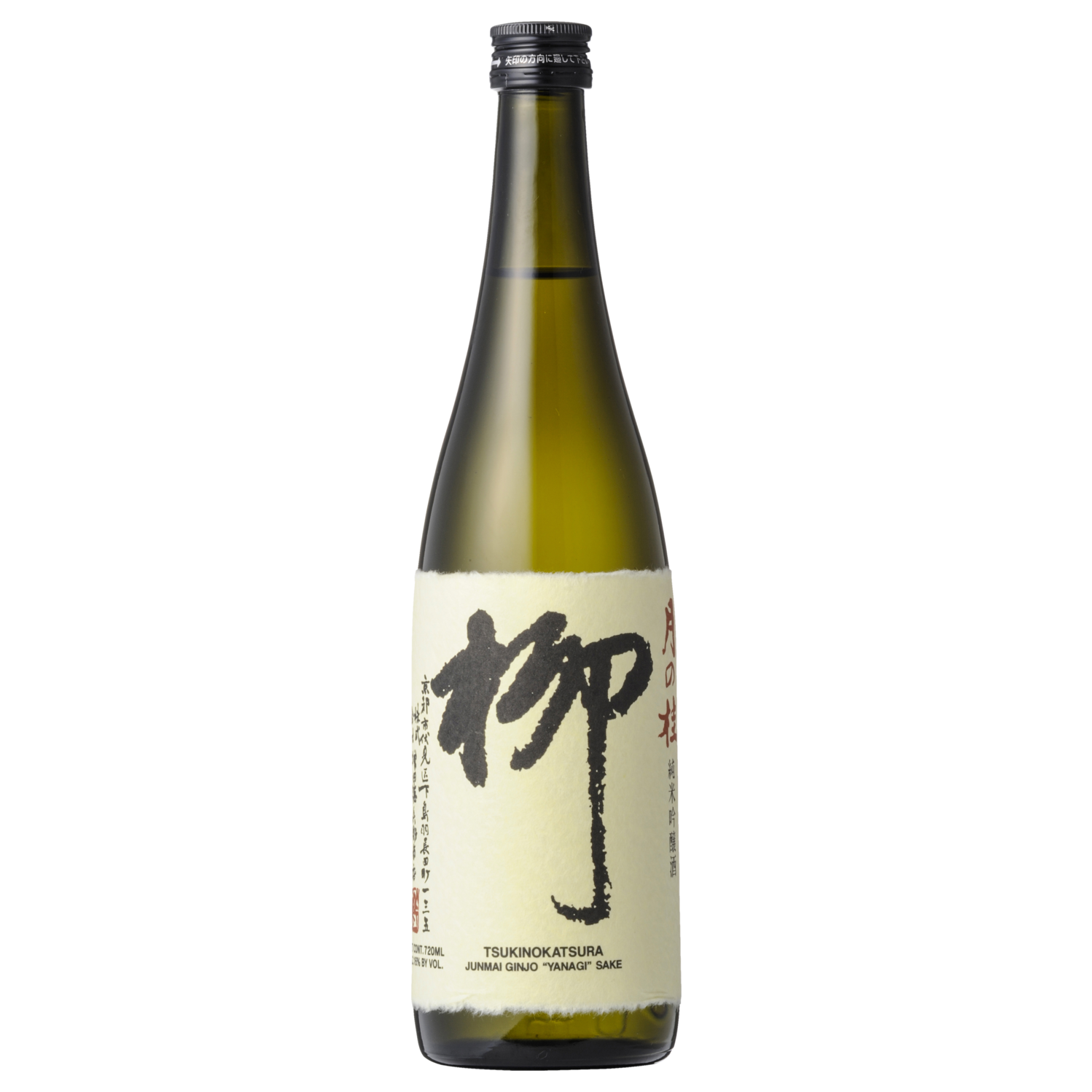 Tsukinokatsura 'Yanagi' Junmai Ginjo 720ml (ITM50641) single bottle shot