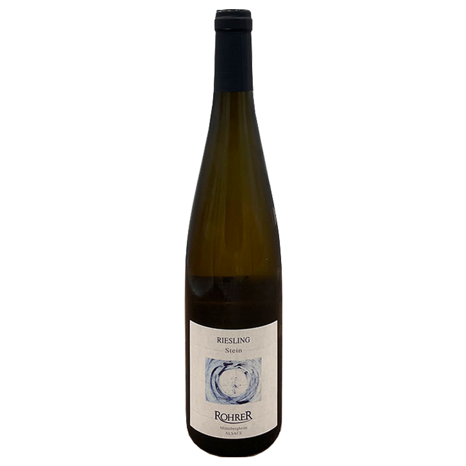 A bottle of Domaine Rohrer Alsace Riesling 'Stein' 750ml White Wine