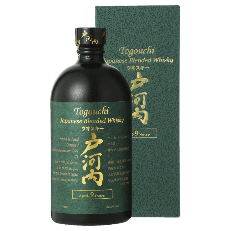 1 bottle of Togouchi 9 years 40% 700ml (ITM46036)
